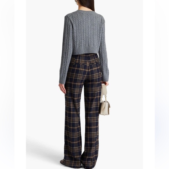 Veronica Beard wool blend Tuli check trousers Pants NWT - Picture 8 of 12